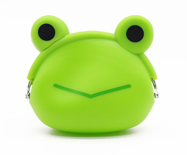 硅膠零錢袋,青蛙硅膠錢包,學生硅膠錢袋